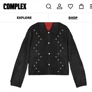 COMPLEX Silence by Onyx Gemstone Jacket in Black